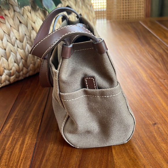 Fossil N 054 The Original Premium Bag Canvas & Leather - Picture 5 of 12